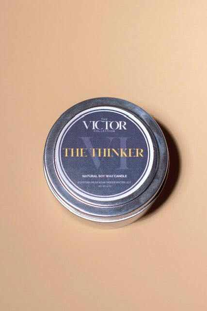 The Thinker Soy Wax Travel Size Candle