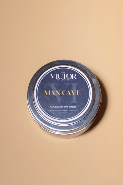 Man Cave Soy Wax Travel Size Candle
